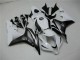 Carénages Moto CBR 600 RR 2007-2008 - Blanc Noir Carénages Moto CBR 600 RR 2007-2008 - Blanc Noir