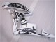 Carénages Moto CBR 600 RR 2007-2008 - Noir Blanc Carénages Moto CBR 600 RR 2007-2008 - Noir Blanc