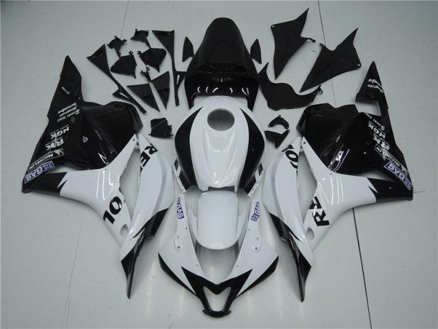 Carénages Moto CBR 600 RR 2009-2012 - Blanc Noir Carénages Moto CBR 600 RR 2009-2012 - Blanc Noir
