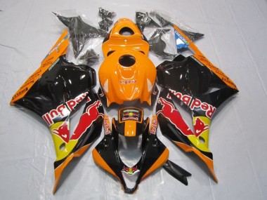 Carénages Moto CBR 600 RR 2009-2012 - Noir Orange Red Bull