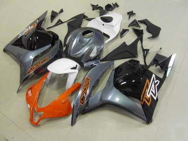 Carénages Moto CBR 600 RR 2009-2012 - Orange Gris Noir