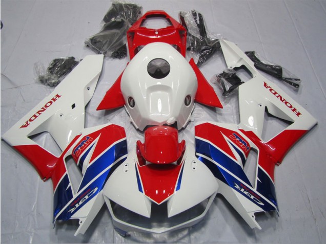 Carénages Moto CBR 600 RR 2013-2021 - Rouge Blanc Bleu HRC