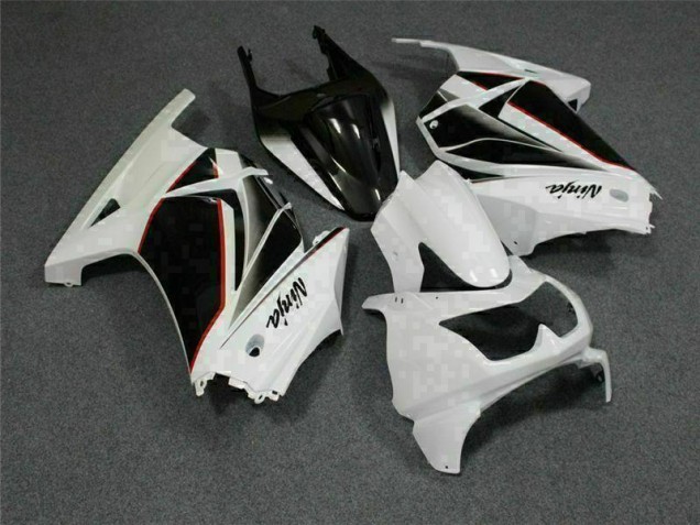 Carénages Moto EX250 2008-2012 - Blanc Noir Ninja Carénages Moto EX250 2008-2012 - Blanc Noir Ninja