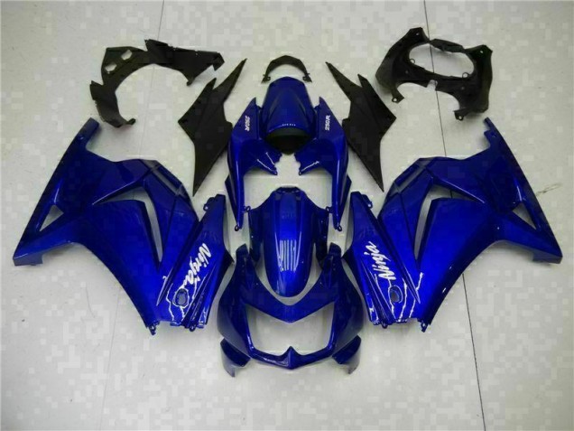 Carénages Moto EX250 2008-2012 - Bleu Noir Blanc Ninja Carénages Moto EX250 2008-2012 - Bleu Noir Blanc Ninja