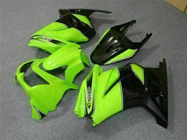 Carénages Moto EX250 2008-2012 - Vert Noir Ninja Carénages Moto EX250 2008-2012 - Vert Noir Ninja