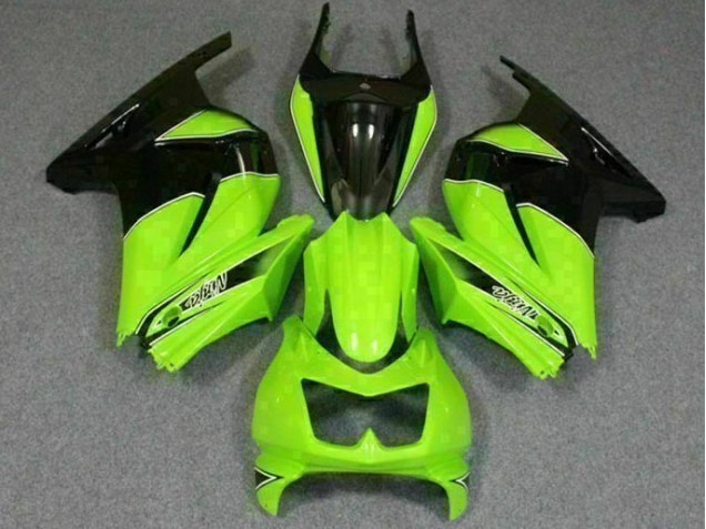 Carénages Moto EX250 2008-2012 - Vert Noir Ninja Carénages Moto EX250 2008-2012 - Vert Noir Ninja