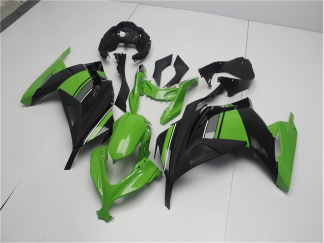 Carénages Moto EX300 2013-2016 - Vert Noir Carénages Moto EX300 2013-2016 - Vert Noir