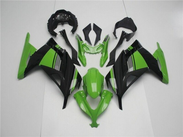 Carénages Moto EX300 2013-2016 - Vert Noir Carénages Moto EX300 2013-2016 - Vert Noir