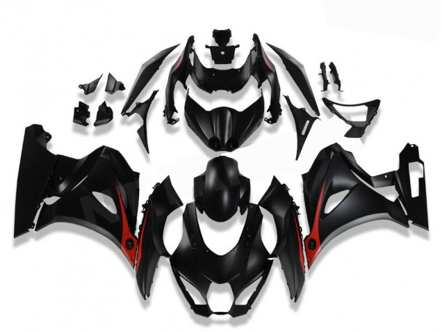 Carénages Moto GSXR 1000 2017-2023 - Noir Rouge Carénages Moto GSXR 1000 2017-2023 - Noir Rouge