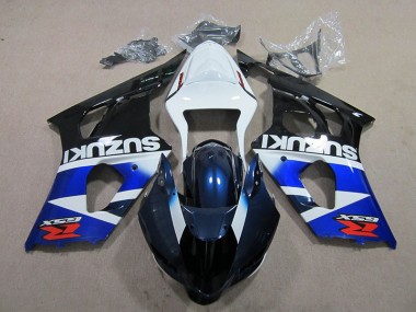 Carénages Moto GSXR 1000 K3 2003-2004 - Bleu Blanc Décalque