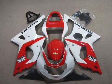 Carénages Moto GSXR 1000 K3 2003-2004 - Rouge Blanc
