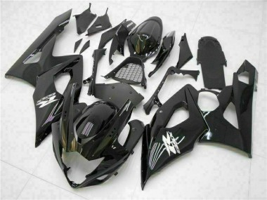 Carénages Moto GSXR 1000 K5 2005-2006 - Noir Brillant
