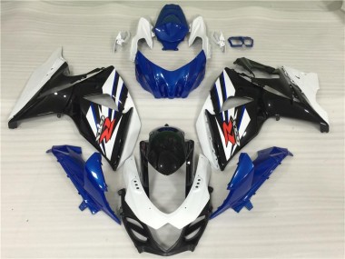 Carénages Moto GSXR 1000 K9 2009-2016 - Blanc Bleu Noir