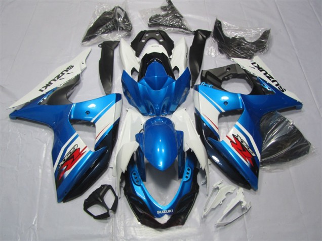 Carénages Moto GSXR 1000 K9 2009-2016 - Bleu Blanc Carénages Moto GSXR 1000 K9 2009-2016 - Bleu Blanc