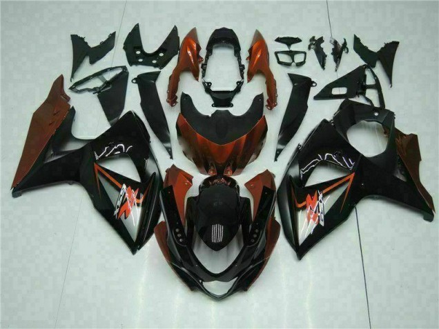 Carénages Moto GSXR 1000 K9 2009-2016 - Brun Noir Carénages Moto GSXR 1000 K9 2009-2016 - Brun Noir
