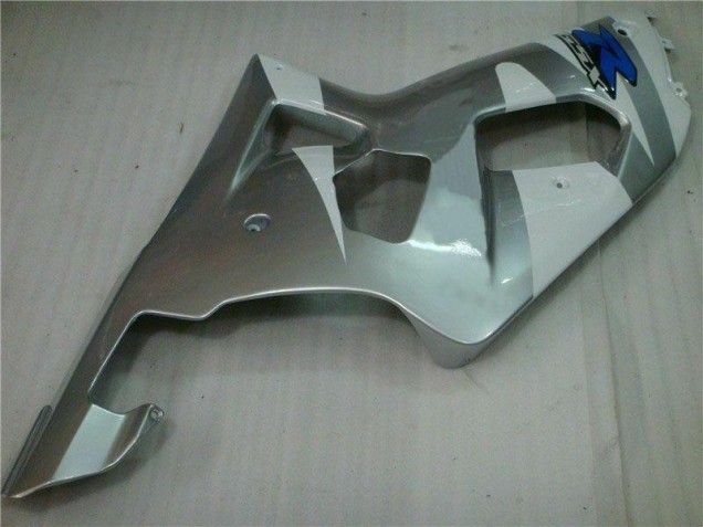 Carénages Moto GSXR 600 / 750 K1 K2 K3 2001-2003 - Argent Noir Carénages Moto GSXR 600 / 750 K1 K2 K3 2001-2003 - Argent Noir