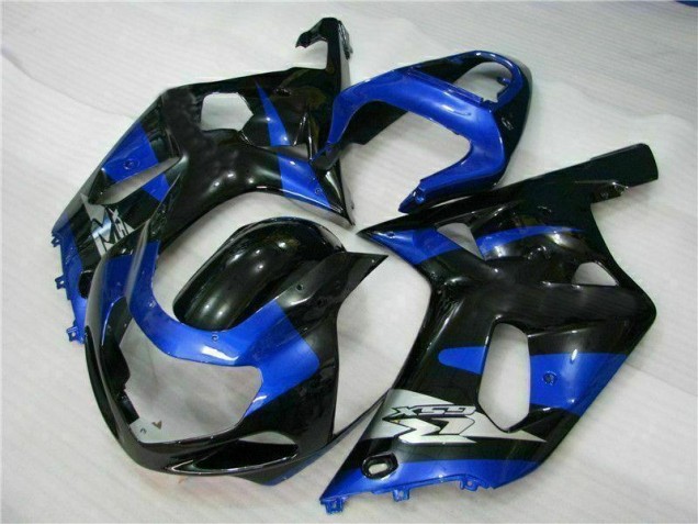 Carénages Moto GSXR 600 / 750 K1 K2 K3 2001-2003 - Bleu Noir Carénages Moto GSXR 600 / 750 K1 K2 K3 2001-2003 - Bleu Noir