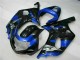 Carénages Moto GSXR 600 / 750 K1 K2 K3 2001-2003 - Bleu Noir Carénages Moto GSXR 600 / 750 K1 K2 K3 2001-2003 - Bleu Noir