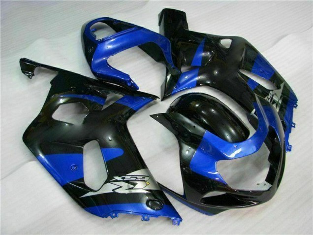 Carénages Moto GSXR 600 / 750 K1 K2 K3 2001-2003 - Bleu Noir Carénages Moto GSXR 600 / 750 K1 K2 K3 2001-2003 - Bleu Noir