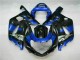Carénages Moto GSXR 600 / 750 K1 K2 K3 2001-2003 - Bleu Noir Carénages Moto GSXR 600 / 750 K1 K2 K3 2001-2003 - Bleu Noir