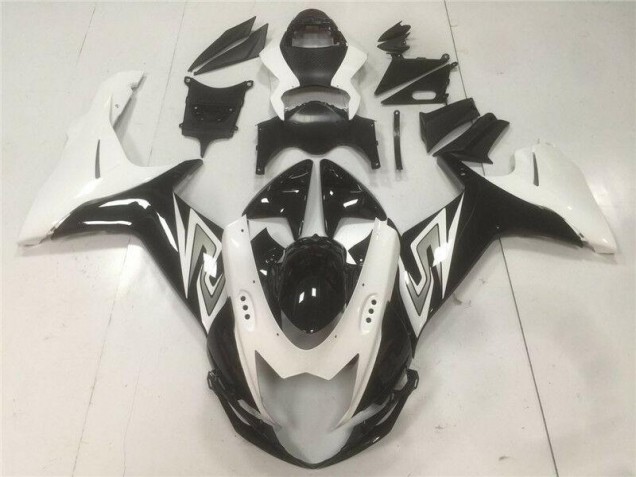 Carénages Moto GSXR 600 / 750 K11 2011-2024 - Noir Blanc Carénages Moto GSXR 600 / 750 K11 2011-2024 - Noir Blanc