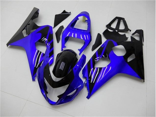 Carénages Moto GSXR 600 / 750 K4 2004-2005 - Bleu Noir Carénages Moto GSXR 600 / 750 K4 2004-2005 - Bleu Noir