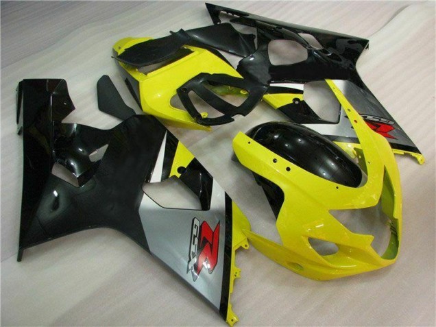 Carénages Moto GSXR 600 / 750 K4 2004-2005 - Jaune Noir Carénages Moto GSXR 600 / 750 K4 2004-2005 - Jaune Noir