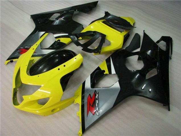 Carénages Moto GSXR 600 / 750 K4 2004-2005 - Jaune Noir Carénages Moto GSXR 600 / 750 K4 2004-2005 - Jaune Noir
