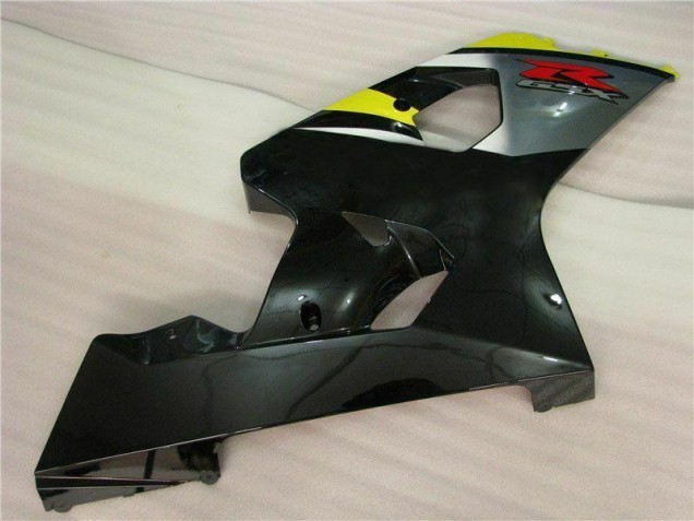 Carénages Moto GSXR 600 / 750 K4 2004-2005 - Jaune Noir Carénages Moto GSXR 600 / 750 K4 2004-2005 - Jaune Noir