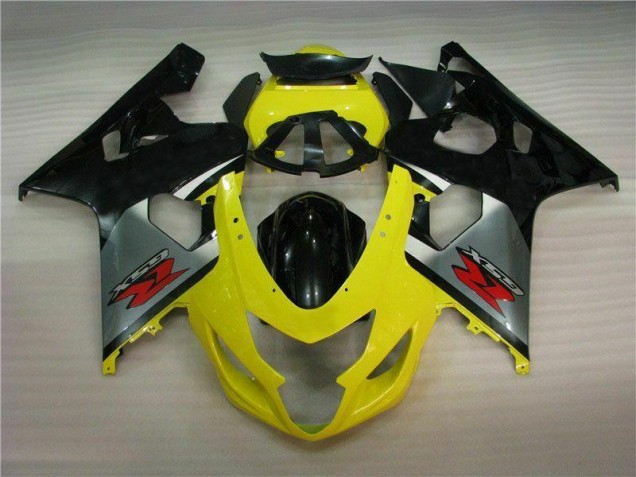 Carénages Moto GSXR 600 / 750 K4 2004-2005 - Jaune Noir Carénages Moto GSXR 600 / 750 K4 2004-2005 - Jaune Noir