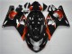 Carénages Moto GSXR 600 / 750 K4 2004-2005 - Orange Noir Carénages Moto GSXR 600 / 750 K4 2004-2005 - Orange Noir
