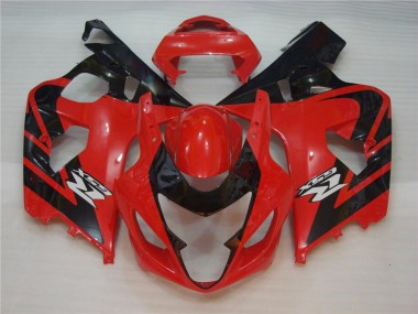 Carénages Moto GSXR 600 / 750 K4 2004-2005 - Rouge Noir
