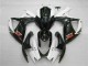 Carénages Moto GSXR 600 / 750 K6 2006-2007 - Blanc Noir Carénages Moto GSXR 600 / 750 K6 2006-2007 - Blanc Noir