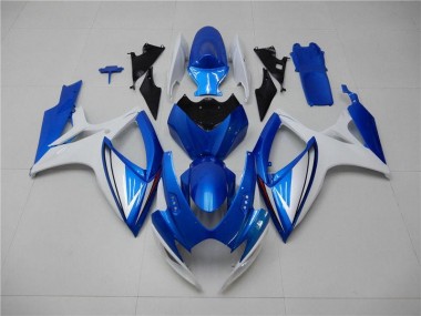 Carénages Moto GSXR 600 / 750 K6 2006-2007 - Bleu Blanc