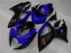 Carénages Moto GSXR 600 / 750 K6 2006-2007 - Bleu Noir Carénages Moto GSXR 600 / 750 K6 2006-2007 - Bleu Noir