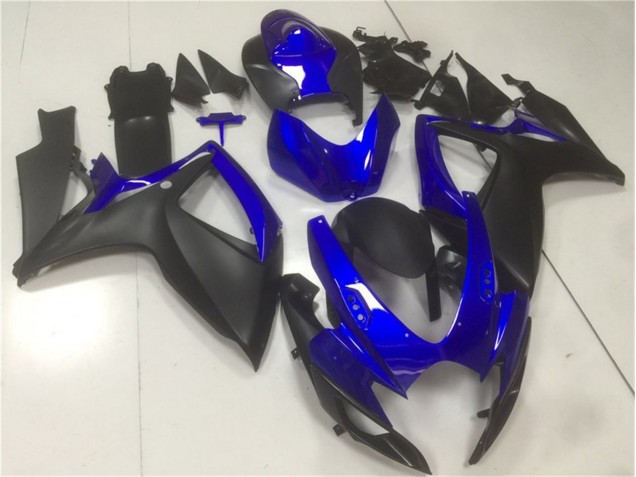 Carénages Moto GSXR 600 / 750 K6 2006-2007 - Noir Bleu Carénages Moto GSXR 600 / 750 K6 2006-2007 - Noir Bleu
