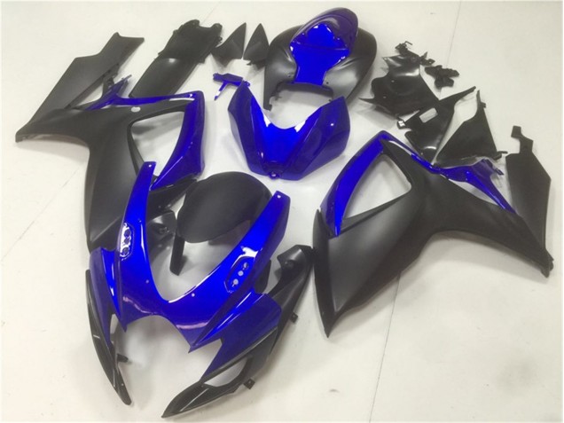 Carénages Moto GSXR 600 / 750 K6 2006-2007 - Noir Bleu Carénages Moto GSXR 600 / 750 K6 2006-2007 - Noir Bleu