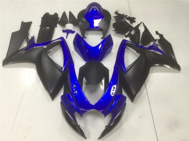 Carénages Moto GSXR 600 / 750 K6 2006-2007 - Noir Bleu Carénages Moto GSXR 600 / 750 K6 2006-2007 - Noir Bleu