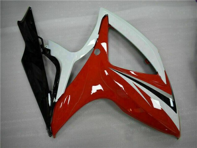 Carénages Moto GSXR 600 / 750 K6 2006-2007 - Rouge Blanc Carénages Moto GSXR 600 / 750 K6 2006-2007 - Rouge Blanc