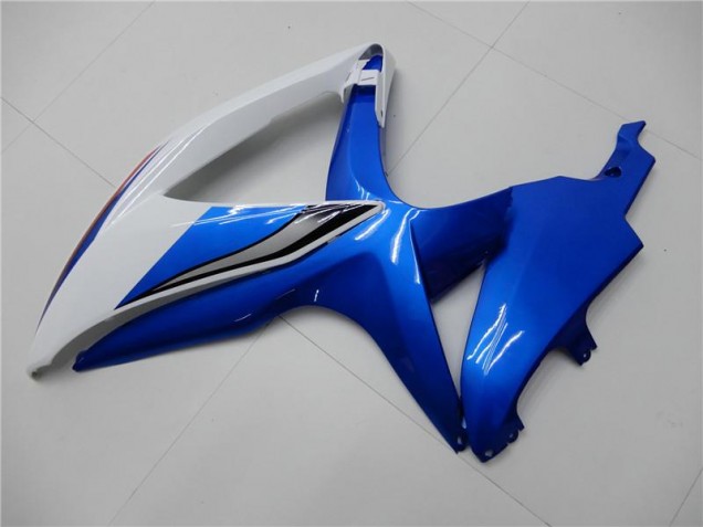 Carénages Moto GSXR 600 / 750 K8 2008-2010 - Blanc Bleu Carénages Moto GSXR 600 / 750 K8 2008-2010 - Blanc Bleu
