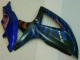 Carénages Moto GSXR 600 / 750 K8 2008-2010 - Bleu Noir Carénages Moto GSXR 600 / 750 K8 2008-2010 - Bleu Noir