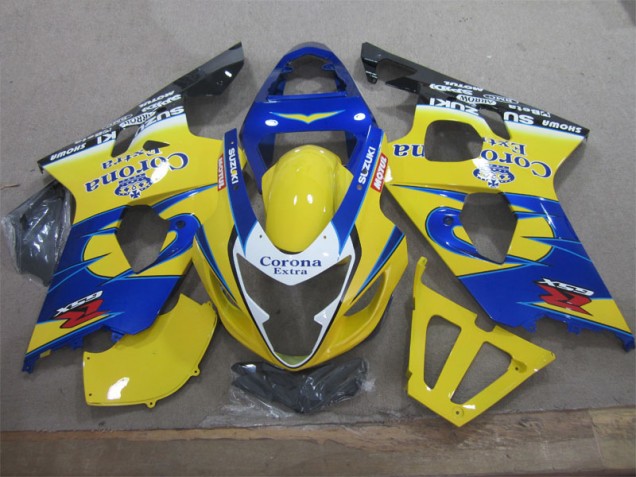 Carénages Moto GSXR 600 K4 2004-2005 - Jaune Bleu Corona Extra Carénages Moto GSXR 600 K4 2004-2005 - Jaune Bleu Corona Extra