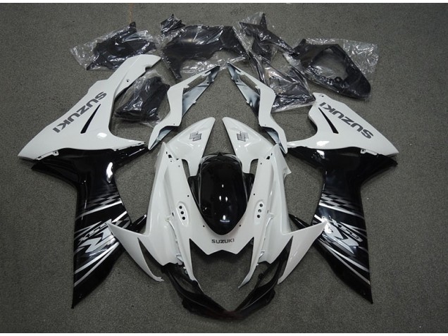 Carénages Moto GSXR 750 K11 2011-2024 - Blanc Noir