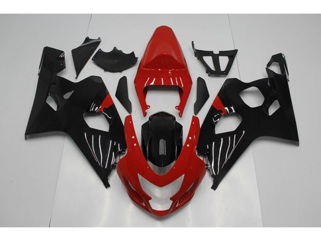 Carénages Moto GSXR 750 K4 2004-2005 - Rouge Noir Carénages Moto GSXR 750 K4 2004-2005 - Rouge Noir
