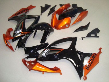 Carénages Moto GSXR 750 K6 2006-2007 - Noir Orange