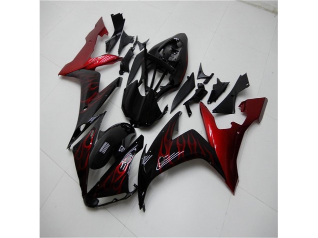 Carénages Moto R1 2004-2006 - Rouge Noir Carénages Moto R1 2004-2006 - Rouge Noir