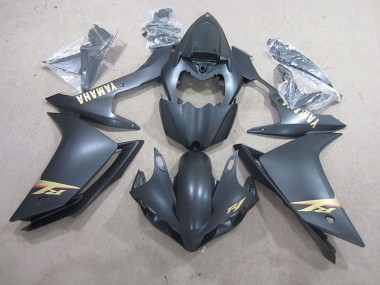 Carénages Moto R1 2007-2008 - Noir Or Décalque
