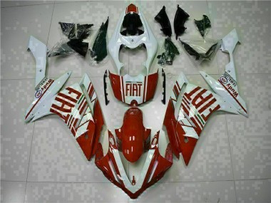 Carénages Moto R1 2007-2008 - Rouge Blanc