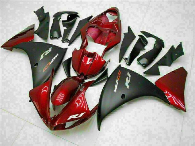 Carénages Moto R1 2009-2011 - Rouge Noir Carénages Moto R1 2009-2011 - Rouge Noir