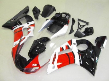 Carénages Moto R6 1998-2002 - Rouge Blanc Noir